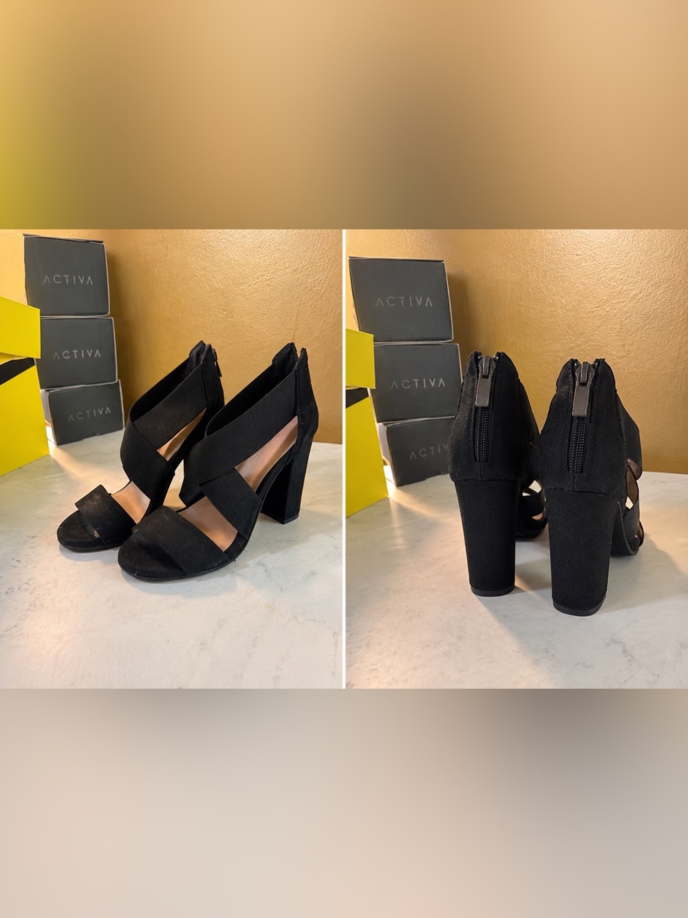 H&M | Black Strappy High Heels